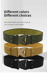 Quick Release Tactical Belt – Men’s Military Combat Outdoor Training Belt
