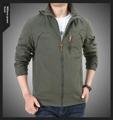 Men’s Gorpcore Tactical Jacket – Waterproof Military Windbreaker