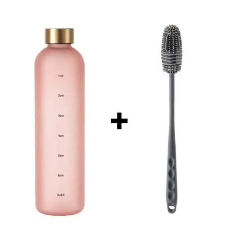 1L Motivational Sports Water Bottle – Portable & Reusable