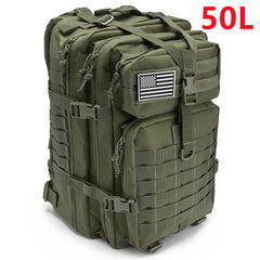 30L/50L Tactical Backpack – MOLLE Outdoor Hiking & Hunting Travel Bag
