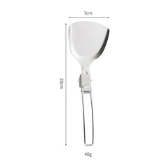 304 Stainless Steel Folding Camping Spork – Multifunctional Outdoor Cookware Tool