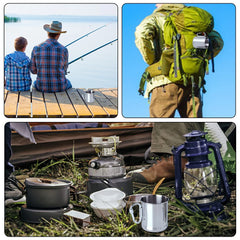 Stainless Steel Camping Mug – 250ml/500ml Cup with Carabiner Handle
