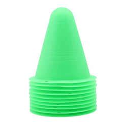 10PCS Training Cones Set – Soft Sports Marker for Soccer, Skating, and Fitness Drills