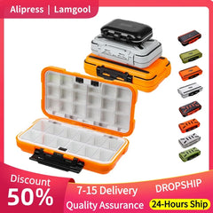 Waterproof Double-Sided Fishing Tackle Box – Multifunctional Hook & Bait Storage Organizer