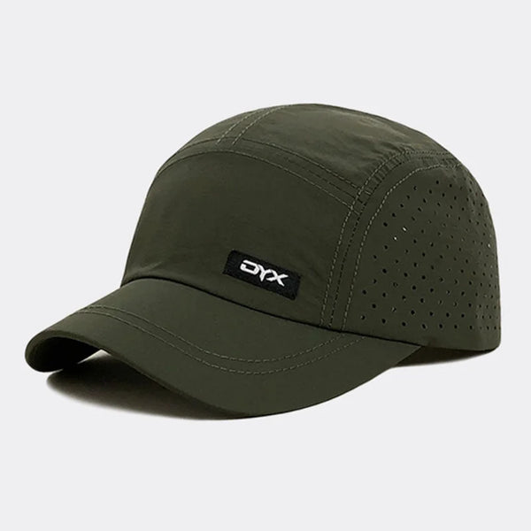 Unisex Short-Brim Baseball Cap – Lightweight Summer Duckbill Hat