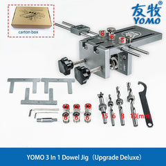 YOMO 3-in-1 Furniture Dowelling & Drill Locator Jig