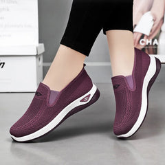 Women’s Breathable Sports Sneakers – Lightweight Anti-Slip Walking Shoes