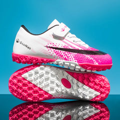 Kids Firm Ground Soccer Cleats – Lightweight Boys & Girls Outdoor Training Football Shoes