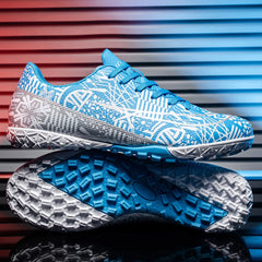 Men’s High-Top Soccer Shoes – Turf Training Anti-Slip Cleats