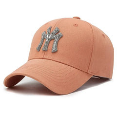 Women’s Rhinestone Baseball Cap – Fashion Casual Sunshade Hat