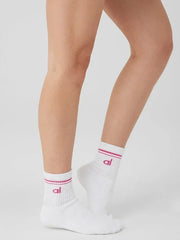 2025 Women’s Retro Cotton Yoga Socks – Medium Long