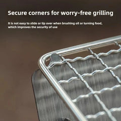 Portable Stainless Steel BBQ Grill Kit