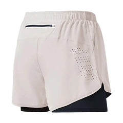Men's Quick-Dry Double Layer Running Shorts