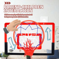 Adjustable Kids Indoor Basketball Hoop – Wall-Mounted Safe Play Set