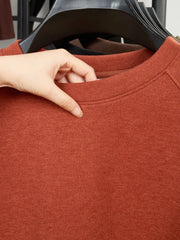 Luxury Embroidered Men’s Round-Neck Pullover