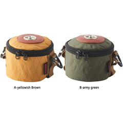 Camping Gas Can Protective Cover – Cotton Linen Anti-Fall Fuel Cylinder Storage Sleeve