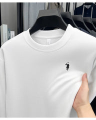 Luxury Men’s Autumn Long Sleeve Embroidered Sweatshirt