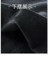 Men’s Fleece-Lined Knit Sweater – Warm Wool O-Neck Autumn/Winter Pullover