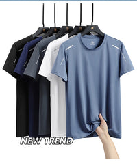 CHRLCK Men’s Quick-Dry Sports T-Shirt – Summer Outdoor