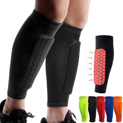 Soccer Shin Guard with Calf Sleeve – Youth & Adult Protective Pads
