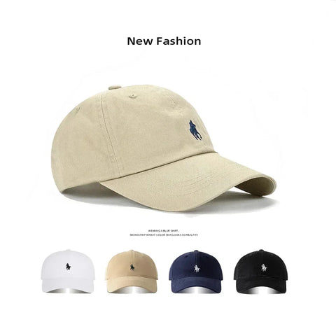 Unisex Cotton Baseball Cap – Casual Embroidered Polo Hat