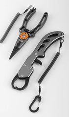 Shawto Aluminum Alloy Fishing Gripper – Professional Lip Grabber & Fish Control Pliers Tool