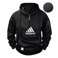 Men’s Autumn/Winter Hooded Sweatshirt – Fashionable, Warm & Casual Sports Pullover