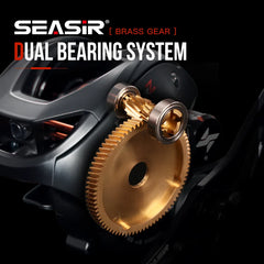 SEASIR Cast X2 7.3:1 Baitcasting Reel – Hybrid Ceramic Bearings & N52 Magnetic Brake