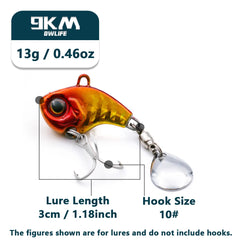 Crankbait & Spinner Fishing Lures 9–16g