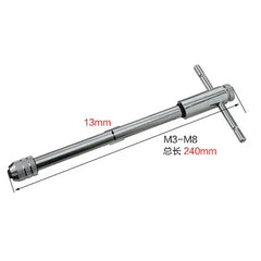 Adjustable Ratchet T-Handle Tap Wrench