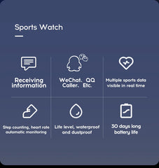 Y68 Smart Watch – Heart Rate, Oxygen & Blood Pressure Monitor for iOS & Android