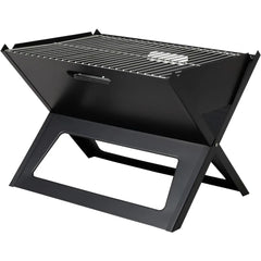 Portable Notebook BBQ Grill – Foldable Charcoal Barbecue Stove for Outdoor Camping & Picnics