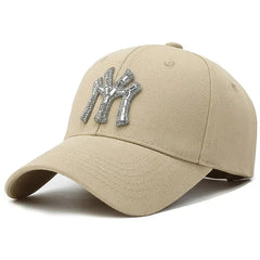 Women’s Rhinestone Baseball Cap – Fashion Casual Sunshade Hat