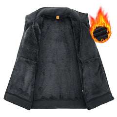 Men’s Thick Fleece Jacket – Warm Winter Outdoor Coat