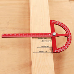 Aluminum Alloy Multifunctional Angle Protractor Ruler