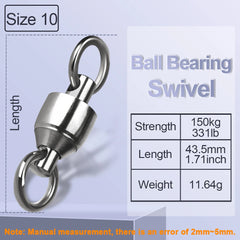 FishTrip Ball Bearing Fishing Swivels