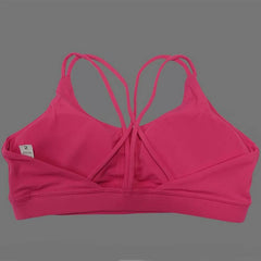 Women’s Sports Bra – Shockproof, Soft, Solid Color