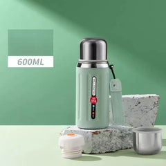 800ml Vacuum Insulated Flask – Hot & Cold Travel Thermal Bottle