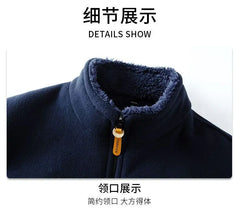 Men’s Winter Fleece Jacket – Thick Warm Windproof Outdoor Coat