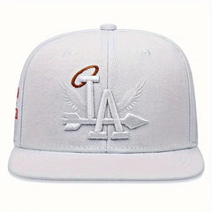 Unisex LA Embroidery Baseball Cap – Adjustable Snapback Hat