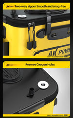 YUZHIYUAN Foldable Fishing Bucket – Portable Large-Capacity EVA Live Fish Container