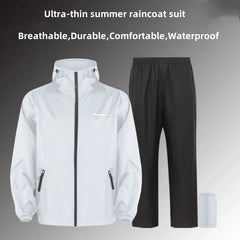 2025 Unisex Waterproof Raincoat Suit – Lightweight & Breathable Motorcycle Rain Wear