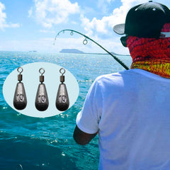 10PCS Fishing Weights Sinker Set – Water Drop Tackle Accessories 3.5g–20g