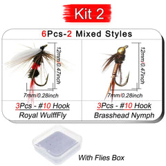 Mixed Fly Fishing Lures 6pcs