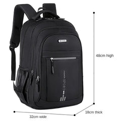 Men’s Waterproof Oxford Business Backpack – Laptop & Travel Bag