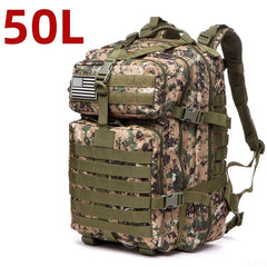 25L/50L Tactical Waterproof Outdoor Backpack – Trekking, Fishing, Hunting, Camping, Hiking