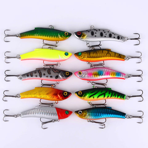 10-Pcs VIB Crankbait Fishing Lures