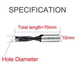 Tideway Forstner Gang Drill Bit – 70mm Alloy Hole Opener