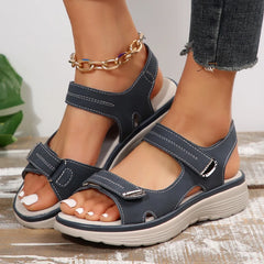 Women’s Summer Wedge Sandals – Lightweight Platform Beach Shoes