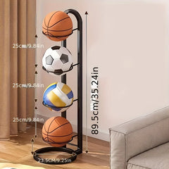 Indoor Children’s Sports Ball Storage Rack